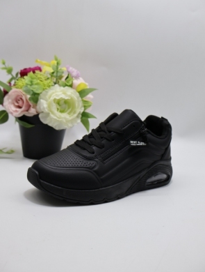 Buty sportowe damskie na płaskim (36-41) H19 BLACK