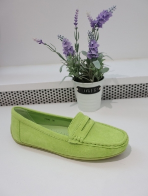 Mokasyny damskie na płaskim (36-41) FT245 VERDE