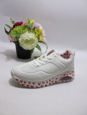 Buty sportowe damskie na płaskim (36-41) G25-1 WHITE
