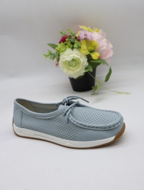 Mokasyny damskie na płaskim (36-41) 8018 BLUE