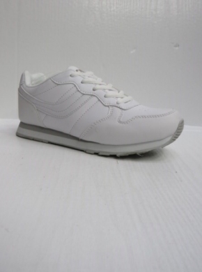 Buty sportowe damskie na płaskim (37-41) B016 WHITE