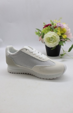 Buty sportowe damskie na płaskim (36-41) 6778 WHITE