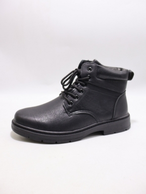 Botki męskie ocieplane (40-46) 31131-1 BLACK