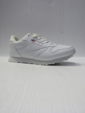 Buty sportowe damskie na płaskim (36-41) D88-W3 WHITE
