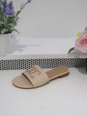 Klapki damskie na płaskim (36-41) M20 BEIGE