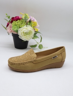 Mokasyny damskie na płaskim (36-41) GS57 YELLOW