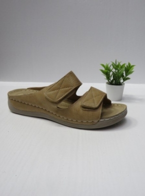 Klapki damskie na koturnie (36-42) CC2222 KHAKI