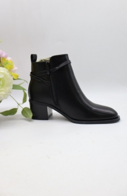 Botki damskie na obcasie (36-41) CHC593 BLACK