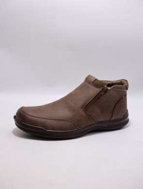 Botki męskie ocieplane nadwymiary (46-49) 1362-2 BROWN