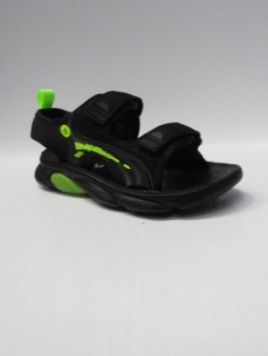 Sandały chłopięce (26-31) D935 BLACK/GREEN