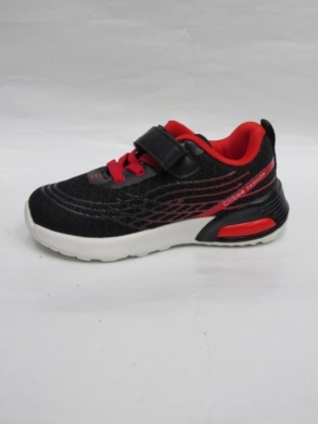 Buty sportowe chłopięce (21-26) E102 BLACK/RED