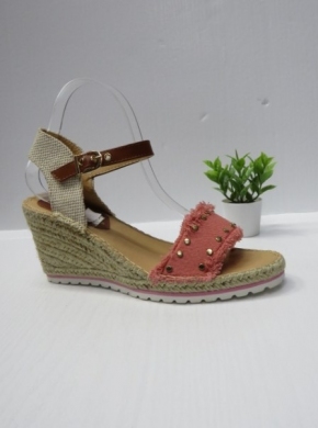 Sandały damskie na koturnie (36-41) NK117-3 PINK