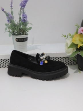 Mokasyny damskie na płaskim (36-41) CH845 BLACK
