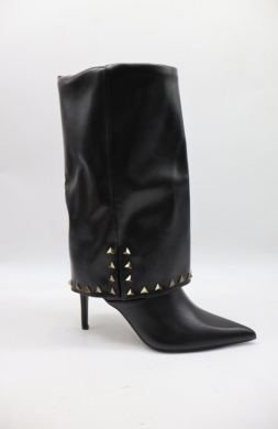 Kozaki damskie na szpilce (36-41) X8450 BLACK