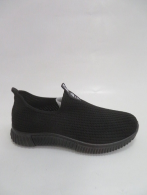 Buty sportowe damskie na płaskim (36-41) 501A BLACK