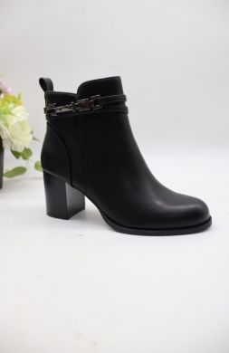 Botki damskie na obcasie (36-41) 596 BLACK