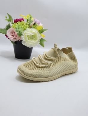 Buty sportowe damskie na płaskim (36-41) A-5 BEIGE