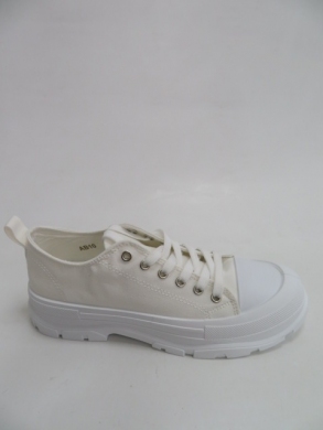 Trampki Damskie na koturnie (36-41) AB10 WHITE