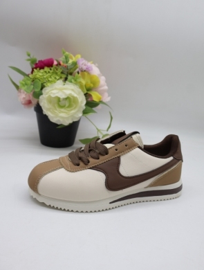 Buty sportowe damskie na płaskim (36-41) BK88-2 KHAKI