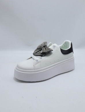 Buty sportowe damskie na płaskim (36-41) YH26 BLACK