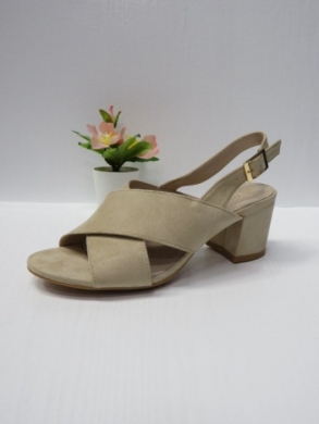 Sandały damskie na obcasie (36-41) LE-530 BEIGE