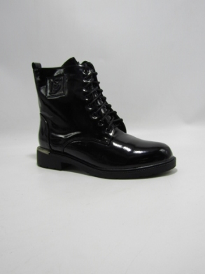 Botki damskie ocieplane na płaskim (36-41) AGF-JX-513-1 BLACK