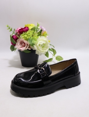 Mokasyny damskie na płaskim (36-42) 26105-21 BLACK