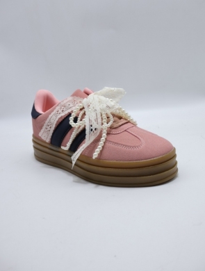 Buty sportowe damskie na płaskim (36-41) YY-139 PINK