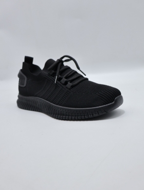 Buty sportowe damskie na płaskim (36-41) 1733 BLACK