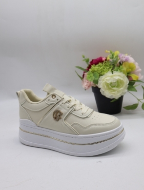 Buty sportowe damskie na płaskim (36-41) YY-30 BEIGE