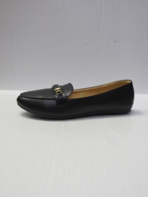 Mokasyny damskie na płaskim (36-41) 6-55 BLACK