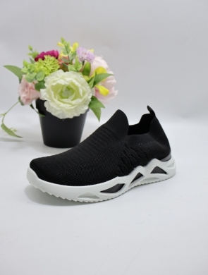 Buty sportowe damskie na płaskim (36-41) REB054 BLACK