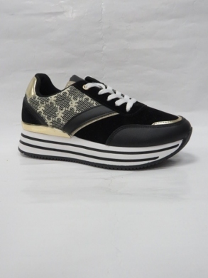 Buty sportowe damskie na płaskim (36-41) SX37 BLACK