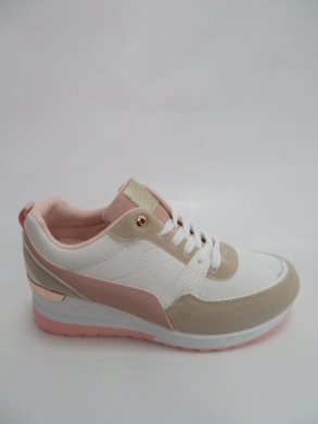 Sportowe Damskie na koturnie (36-41) J54 BEIGE