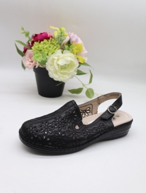 Sandały damskie na płaskim (36-42) 2308-6 BLACK