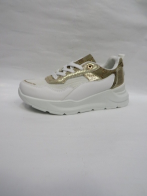 Buty sportowe damskie na płaskim (36-41) QS-20 WHITE