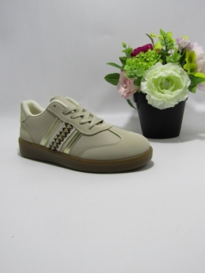 Buty sportowe damskie na płaskim (36-41) XLL-12190 BEIGE