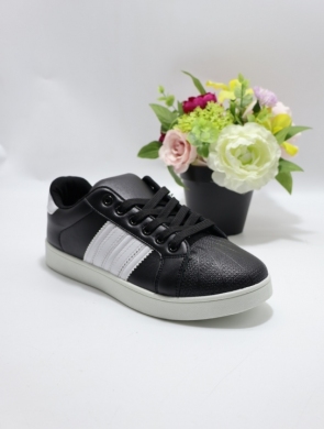 Buty sportowe damskie na płaskim (36-41) DS99-1 BL/WH