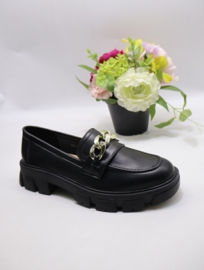 Mokasyny damskie na płaskim (36-41) 999 BLACK