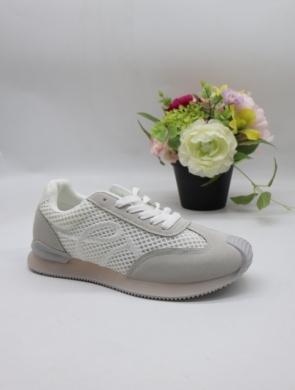 Buty sportowe damskie na płaskim (36-41) WX-186 WHITE