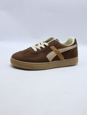 Buty sportowe damskie na płaskim (36-41) BO-191 BROWN