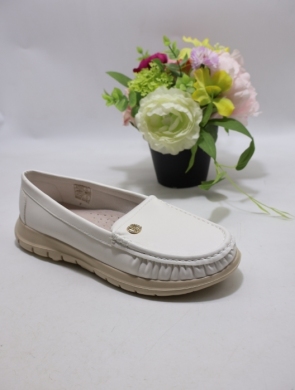 Mokasyny damskie na płaskim (36-41) XJK-25803-3 WHITE