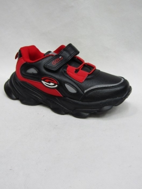 Buty sportowe chłopięce (31-36) F821 BLACK/RED