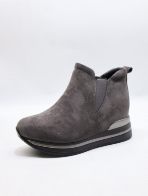 Botki damskie na koturnie (36-41) Q18 GREY