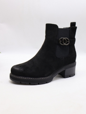 Botki damskie ocieplane na obcasie (36-41) SA3106-10