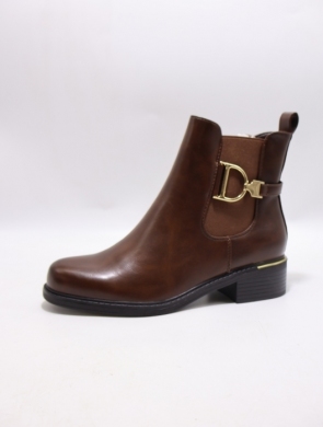 Botki damskie na obcasie (36-41) CHC319 BROWN
