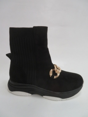 Sneakersy damskie wysokie (36-41) NS233 BLACK