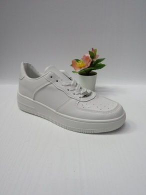 Buty sportowe damskie na płaskim (36-41) EV-43 WHITE