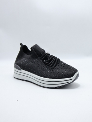Buty sportowe damskie na płaskim (36-41) TA-270 BLACK