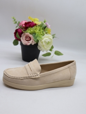Mokasyny damskie na płaskim (36-41) 3288 BEIGE